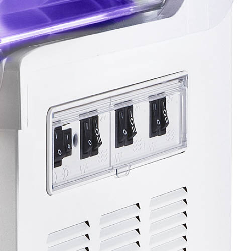 Granizadora SPM I-PRO 2 detalle tolvas