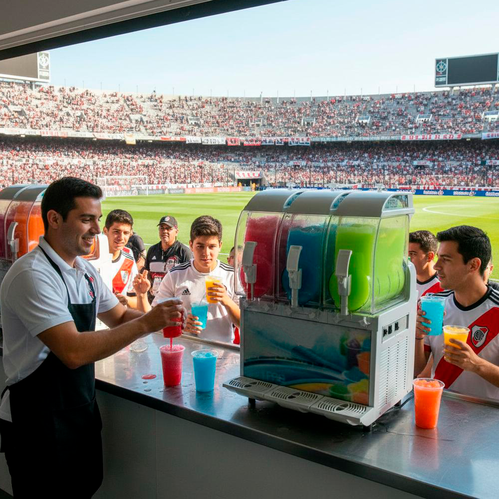 granizadora SPM I-PRO en la cancha